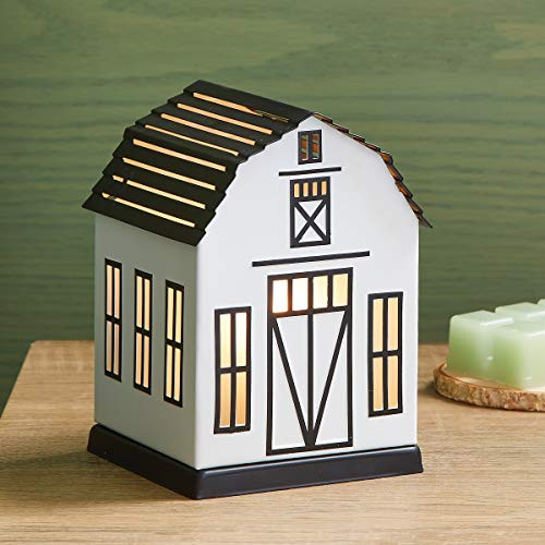 JN Better Homes  and  Gardens Full Size Wax Warmer - White Barn