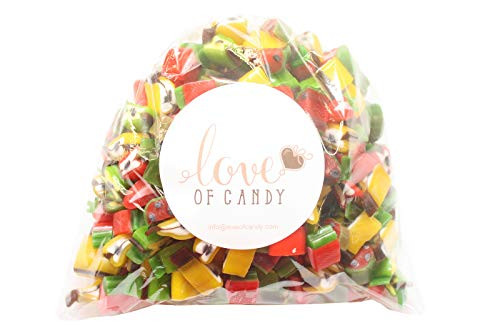 Love of Candy Bulk Candy - Fruit Attack Mini Fruit Chews - 1lb Bag