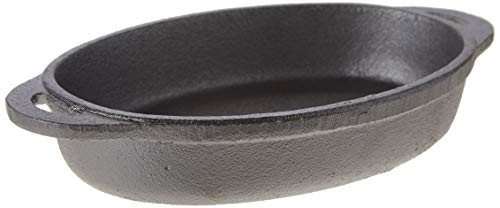 Old Mountain Pre-Seasoned Cast Iron 4.5 Inch Oval Single Serve Dish