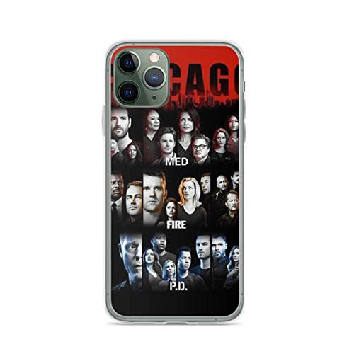 Phone Case Fire Chicago PD Med Compatible with iPhone 12 12 Pro Max Mini 6 6s 7 8 X XS XR 11 Pro Max SE 2020 Drop Waterproof Anti
