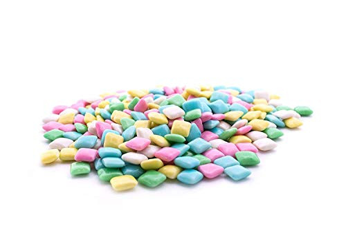 Polar Mints Chewing Gum - 2 LB Resealable Stand Up Candy Bag  approx. 800 pieces  - Chiclet Sized Gum in Assorted Pastel Colors - Mint Flavors - Vending Machine Candy