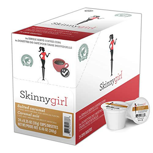 Skinnygirl Flavored Coffee Pods Salted Caramel Coffee Single Serve Coffee for Keurig K Cups Machines Hot or Iced Coffee Medium Roast Coffee in Recyclable Pods 24 Count Skinnygirl Flavored Coffee Pods Salted Caramel Coffee Single Serve Coffee for Keurig K Cups Machines Hot or Iced Coffee Medium Roast Coffee in Recyclable Pods 24 Count