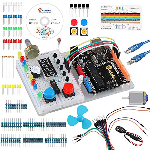 Emakefun UNO R3 Project Starter Kit w/Tutorial for Arduino UNO Mega2560 Nano