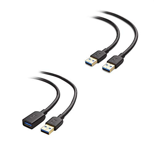 Cable Matters 15 Foot Long USB 3.0 Cable USB to USB Cable Male to Male in Black and 10 Foot USB to USB Extension Cable USB 3.0 Extension Cable Cable Matters 15 Foot Long USB 3.0 Cable USB to USB Cable Male to Male in Black and 10 Foot USB to USB Extension Cable USB 3.0 Extension Cable