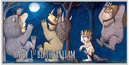 Personalized Where the Wild Things Are Birthday Banner
