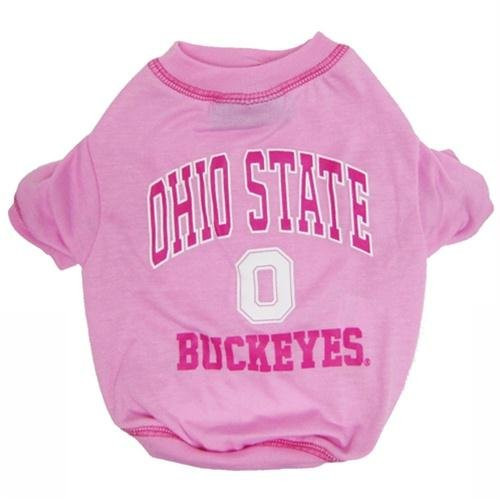 Pet Care Preferred Ohio State Buckeyes Pink Dog Tee Shirt - Small