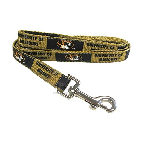 Missouri Tigers Pet Reflective Nylon Leash - Small