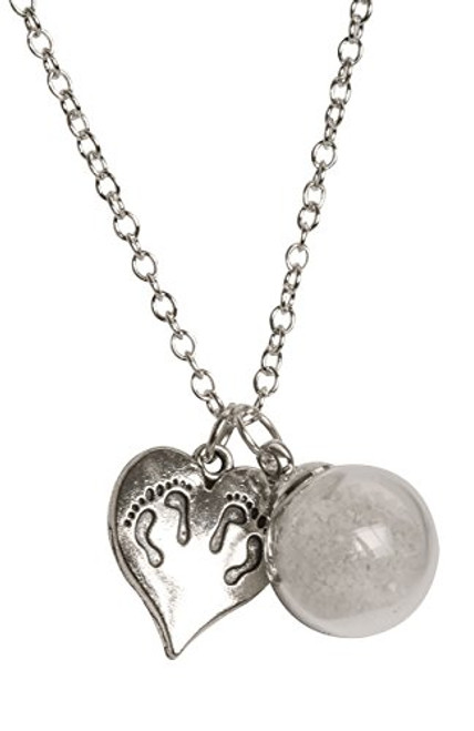 When God Carries You Footprints in the Sand Charm Necklace. Faith and Encouragement bible verse card gift set Easter or Memorial