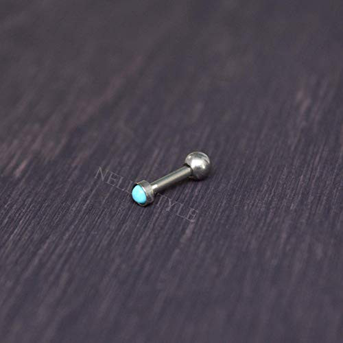 Surgical Steel Tragus Earring - Cartilage Stud Forward Helix Piercing Conch Jewelry Surgical Steel Tragus Earring - Cartilage Stud Forward Helix Piercing Conch Jewelry