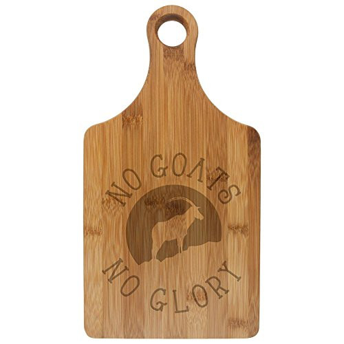 Not Goats Guts No Glory Funny Etched Bamboo Cutting Board Rawhide Standard One Size