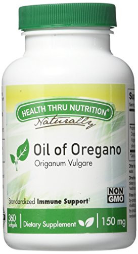 Health Thru Nutrition Oil of Oregano Non-GMO Mini-Softgels 360 Count