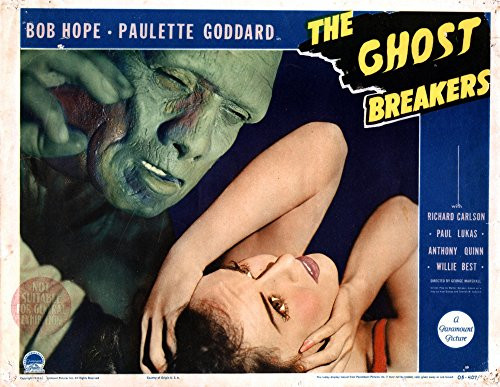 Posterazzi The Ghost Breakers From Left Noble Johnson Paulette Goddard 1940 Movie Masterprint Poster Print 14 x 11 Posterazzi The Ghost Breakers From Left Noble Johnson Paulette Goddard 1940 Movie Masterprint Poster Print 14 x 11