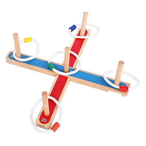 VGEBY1 Toss Ring Toy Throwing Hoop Ring Game Set Quoits Garden Toy for Adults Children