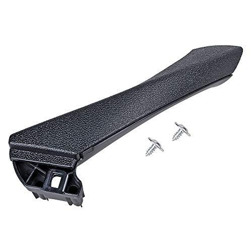 Matte Black Left Inner Door Panel Handle Pull Trim Outer Cover Compatible with BMW E90 E91 3-Series 4-Door 1PC