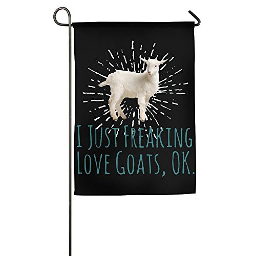 WWTBBJ-B I Just Freaking Love Goats Ok Printed Demonstration Flag For Present