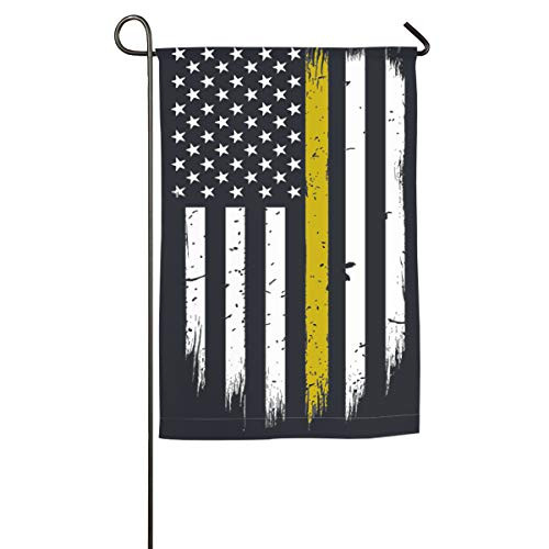 WWTBBJ-B 911 Dispatcher Thin Gold Line Fashion Demonstration Flag for Present WWTBBJ-B 911 Dispatcher Thin Gold Line Fashion Demonstration Flag for Present