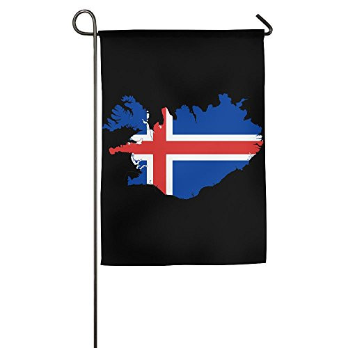 WWTBBJ-B Flag Of Iceland Map Funny Demonstration Flag For Festival