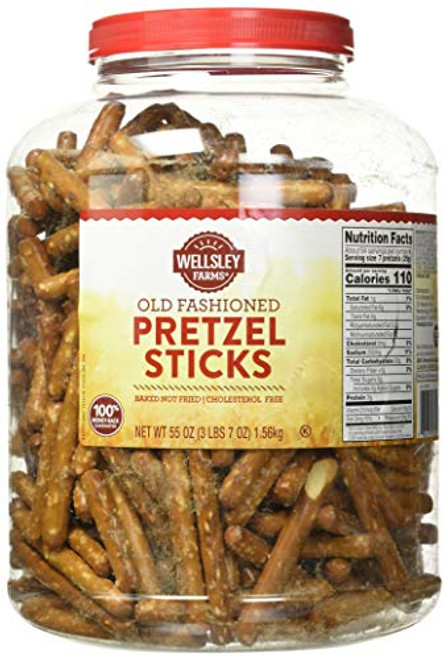 Wellsley Farms Pretzels Sticks Net Wt 55 Oz Wellsley Farms Pretzels Sticks Net Wt 55 Oz