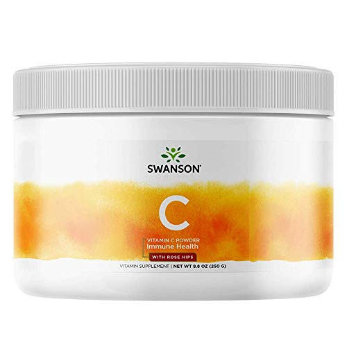 Swanson Vitamin C with Rosehips Powder 8.8 Ounce  250 g  Pwdr
