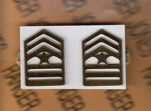 US Army ROTC JROTC Cadet Sergeant Major C SGM Rank Dress Badge Set c b