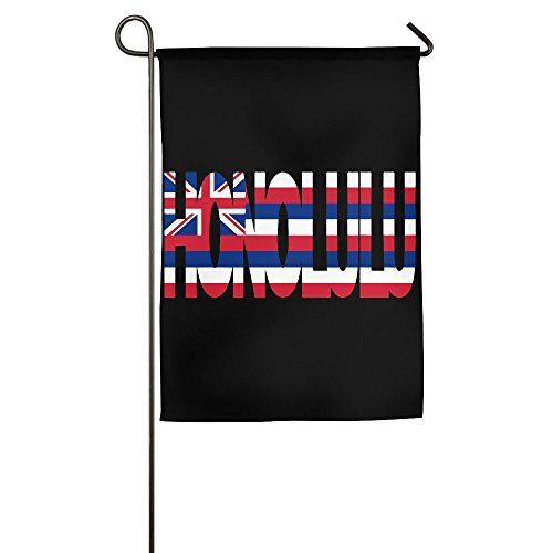 JJKKFG-H Honolulu Hawaii Flag - Garden Decorative Demonstration Party Flag