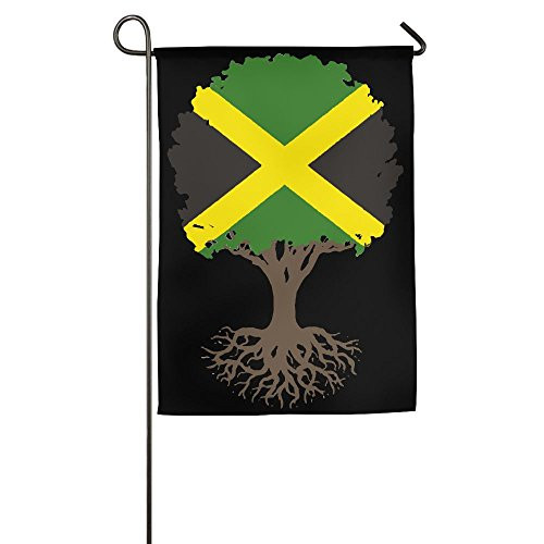 JJKKFG-H Tree Of Life With Jamaican Flag - Garden Decorative Demonstration Party Flag JJKKFG-H Tree Of Life With Jamaican Flag - Garden Decorative Demonstration Party Flag