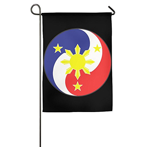JJKKFG-H Yin Yang Philippines Flag - Garden Decorative Demonstration Party Flag JJKKFG-H Yin Yang Philippines Flag - Garden Decorative Demonstration Party Flag