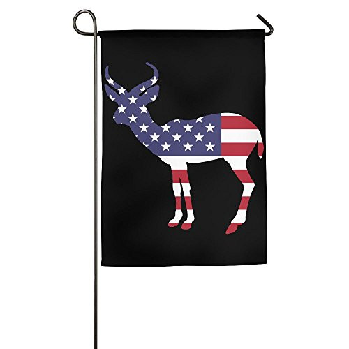 JJKKFG-H American Flag  and  Goat - Garden Decorative Demonstration Party Flag JJKKFG-H American Flag  and  Goat - Garden Decorative Demonstration Party Flag
