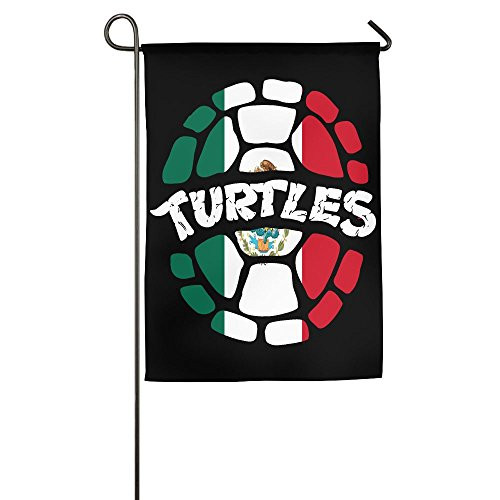 JJKKFG-H Turtle Shell Mexico Flag - Garden Decorative Demonstration Party Flag