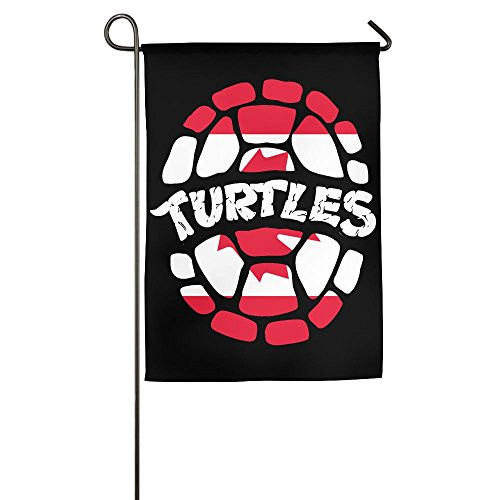 JJKKFG-H Turtle Shell Canada Flag - Garden Decorative Demonstration Party Flag