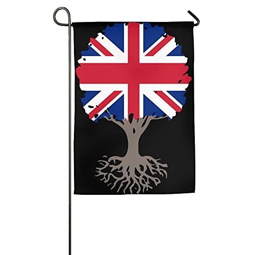 JJKKFG-H Tree Of Life With British Flag - Garden Decorative Demonstration Party Flag JJKKFG-H Tree Of Life With British Flag - Garden Decorative Demonstration Party Flag