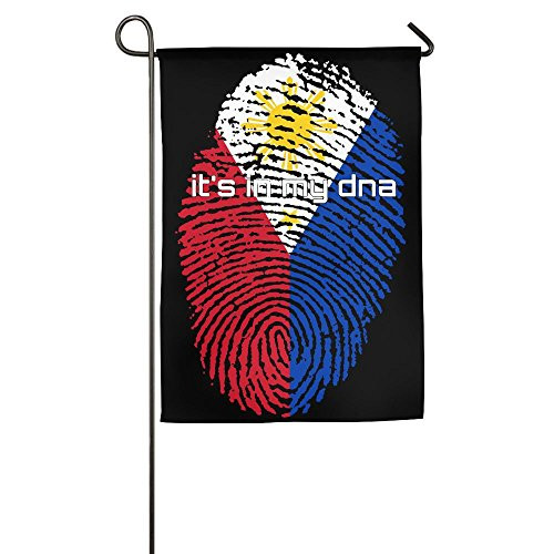 JJKKFG-H Philippines Flag Its In My DNA Fingerprint - Garden Decorative Demonstration Party Flag JJKKFG-H Philippines Flag Its In My DNA Fingerprint - Garden Decorative Demonstration Party Flag