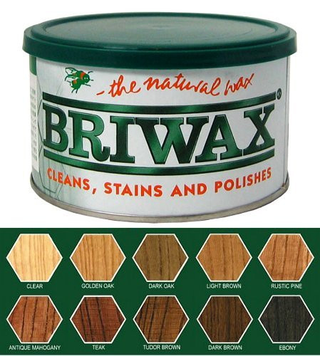 Briwax (Dark Oak) Furniture Wax Polish, Cleans, stains, and polishes.