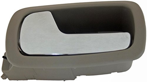 Dorman 88671 Rear Driver Side Interior Door Handle for Select Chevrolet Pontiac Models Gray and Chrome