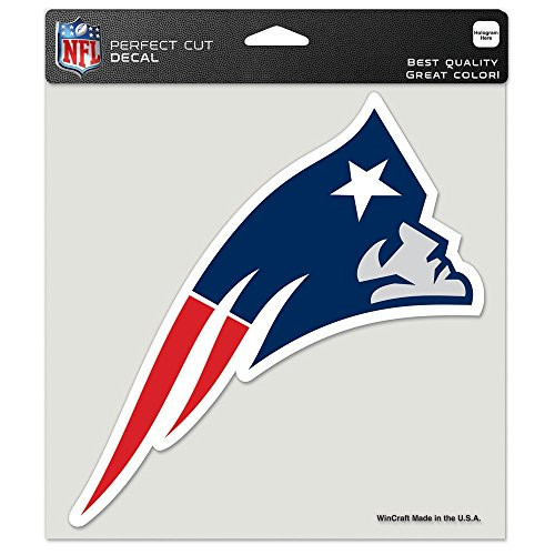 Wincraft New England Patriots Perfect Cut Color Decal 8 inch  x 8 inch  New Wall Decal NFL
