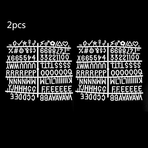 YU-NIYUT Letter Board Letters Set 126 Numbers Special Characters Words for Felt Changeable Message Signs  and  Letterboards