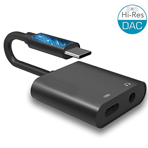 Google Pixel 2 USB Type C Audio Adapter, DISDIM 2 in 1 USB-C to 3.5mm Headphone Jack Aux Cable with Type-C Female Charging Port for Pixel 2 / XL, HTC, Huawei, LG, Essential PH-1, MacBook Pro and More Google Pixel 2 USB Type C Audio Adapter, DISDIM 2 in 1 USB-C to 3.5mm Headphone Jack Aux Cable with Type-C Female Charging Port for Pixel 2 / XL, HTC, Huawei, LG, Essential PH-1, MacBook Pro and More