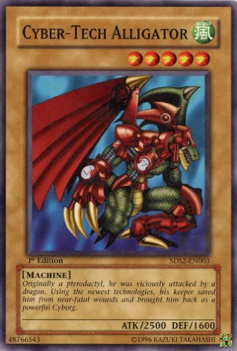 Yu-Gi-Oh - Cyber-Tech Alligator -5DS2-EN003- - 5Ds Starter Deck 2009-1st Edition - Common