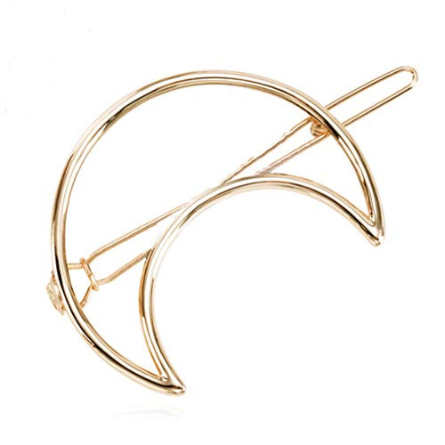 Sevenfly Minimalist Geometric Alloy Hairband Moon Circle WomenS Hair Accessories Triangle Hair Clip Metal Hairgrip Holder Barrette Style 3
