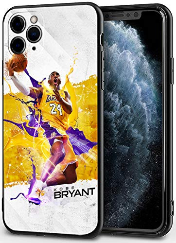 iPhone 11 Pro Max CaseBasketball Theme Design Ultrathin Cover Cases for iPhone 11 Pro Max 6.5 inch -Kobe-Yellow-