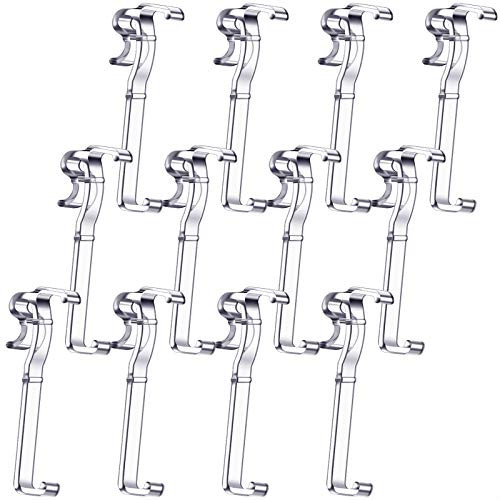 Valance Clips 3.25 Inch Blind Valance Clips Hidden Valance Clips Hidden Valance Clips Window Blind Clips Clear Plastic Valance Retainer Clips Window Valance Clips -20-