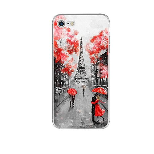iPhone SE -2020- Case/iPhone 8 Case/iPhone 7 Case-4.7inch-Blingys Paris Style Soft TPU Protective Case Compatible for iPhone SE -2020-/iPhone 8/iPhone 7 -Pretty Paris-