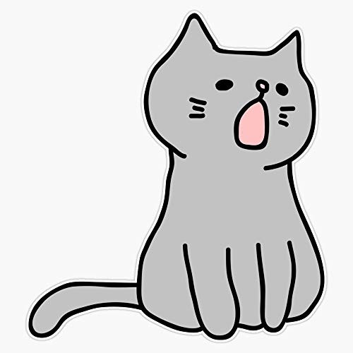 Leyland Designs Kitten Sticker Outdoor Rated Vinyl Sticker Decal for Windows Bumpers Laptops or Crafts 5 inch