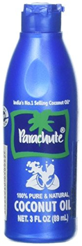 Parachute Coconut Oil 3 fl.oz. -89ml- - 100 percent Pure Unrefined Expeller Pressed