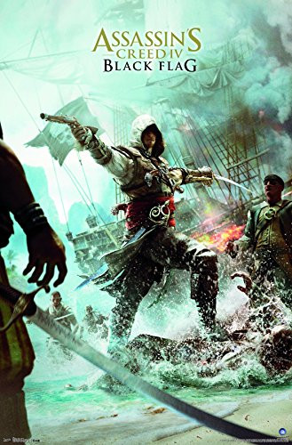 Trends International Wall Poster Assassin's Creed 4 Key Art, 22.375" x 34"