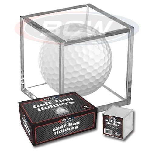 Single -1- Golf Ball Square - Cube - Acrylic Display Case