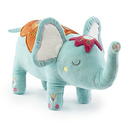 Levtex Home Baby Zahara Elephant Plush, Aqua