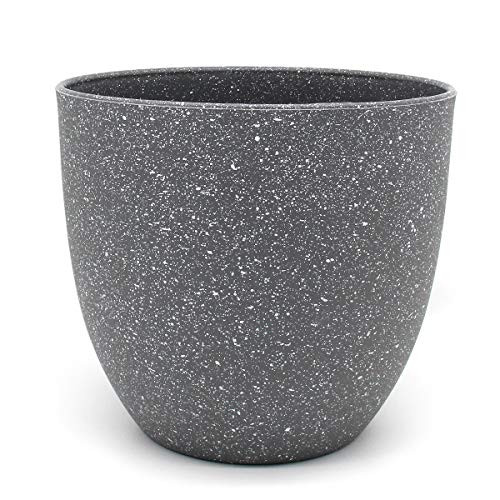 VKPLITE 8 Inch Planter Pot Containers Flower Pot Indoor and Outdoor Plastic Pots for Plants with Drainage Hole