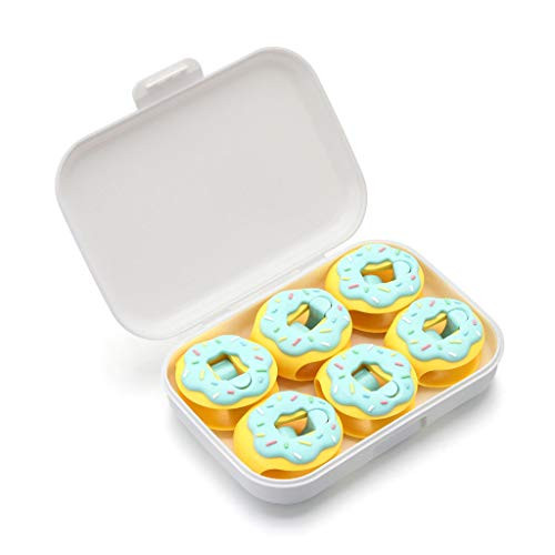 6pcs Donut Shape No Pin Non-Slip Quilt Fixer Bed Duvet Cover Mattress Clip Fastener Grippers Sheets Buckle Household Accessories -Yellow- 6pcs Donut Shape No Pin Non-Slip Quilt Fixer Bed Duvet Cover Mattress Clip Fastener Grippers Sheets Buckle Household Accessories -Yellow-