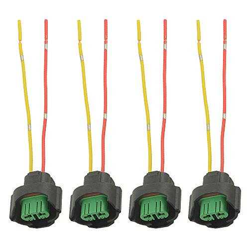 WMYCONGCONG 4 PCS H11 H8 H9 Female Adapters Wiring Harness Sockets for Headlights or Fog Lights Retrofit -H11-